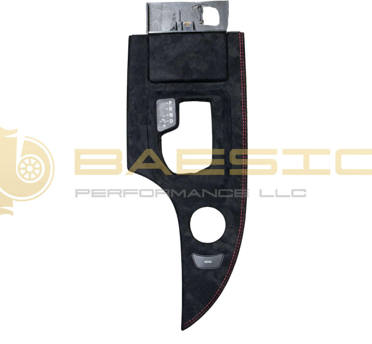 08-10 BMW E60 5-Series Center Console Trim Alcantara Suede